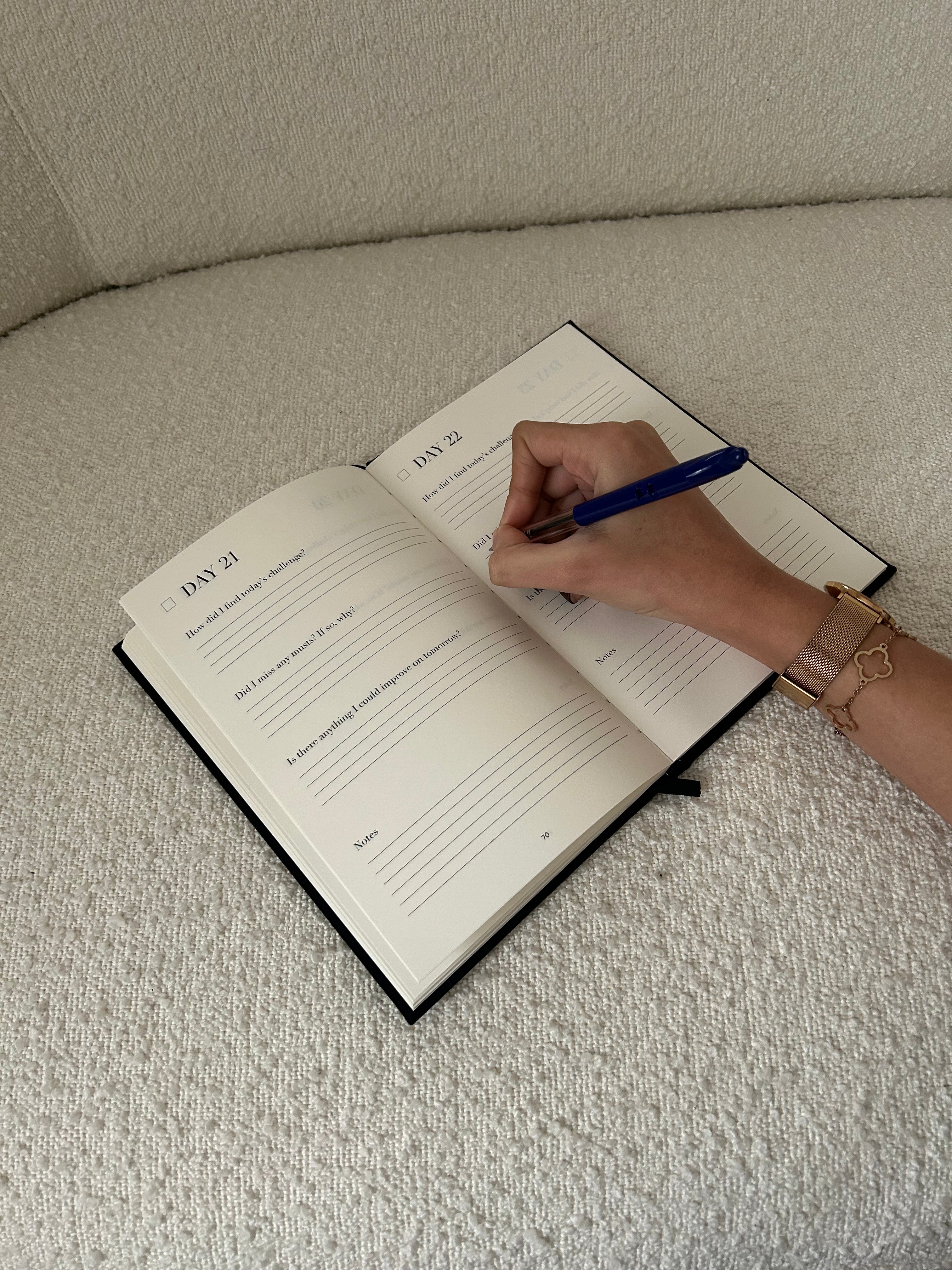 Writing in Self-More 28 Challenge of Self-More Guide Book. 